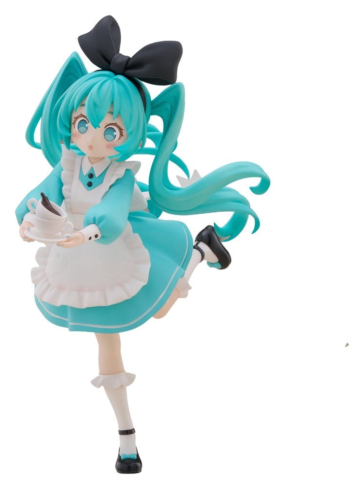 Furyu Hatsune Miku Desktop Fairy PVC soška Hatsune Miku Wonderland Ver. 16 cm
