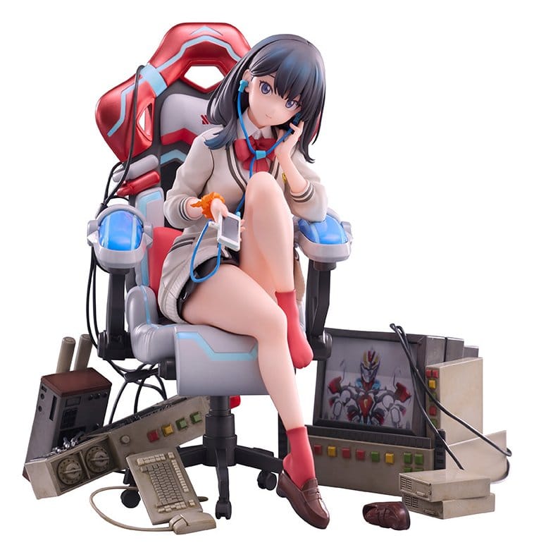 Furyu SSSS. Gridman Universe F:NEX PVC soška Rikka Takarada Gaming Chair Ver. 19 cm