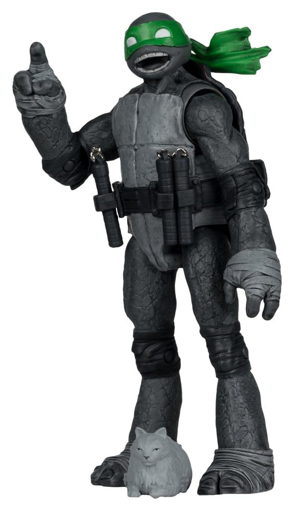 McFarlane Toys Teenage Mutant Ninja Turtles Page Punchers akční figurka Michelangelo (Black White & Green) (Red Platinum Edition) 13 cm