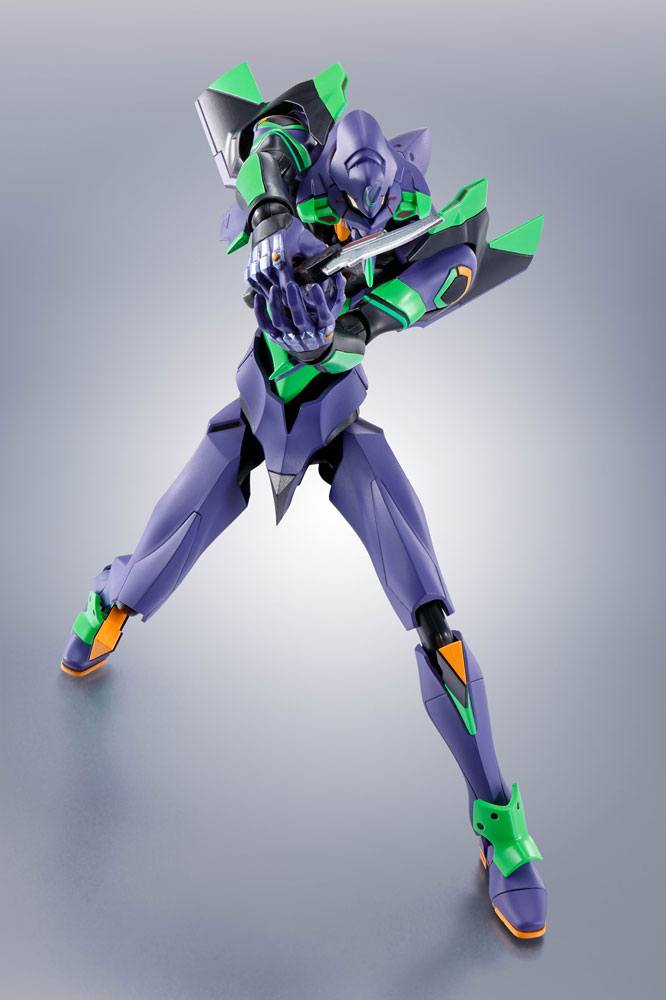 Bandai Tamashii Nations Evangelion: 3.0+1.0 Thrice Upon a Time Robot Spirits akční figurka Side EVA Evangelion Test Type-01 + Spear of Cassius