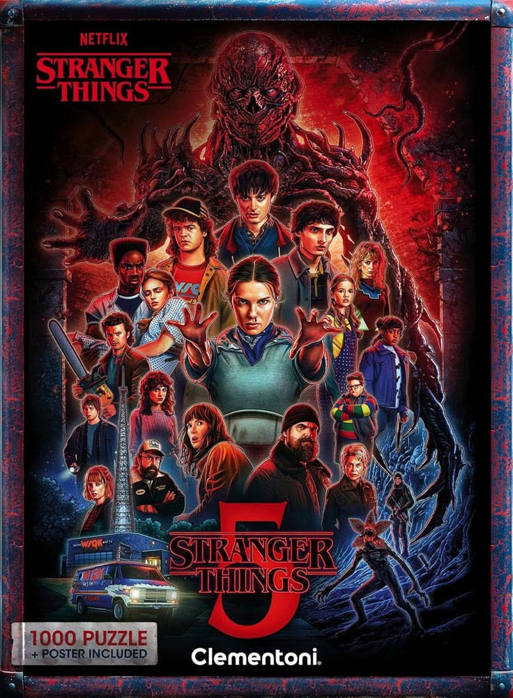 Clementoni Stranger Things Jigsaw Puzzle Season 5 (1000 dílků)