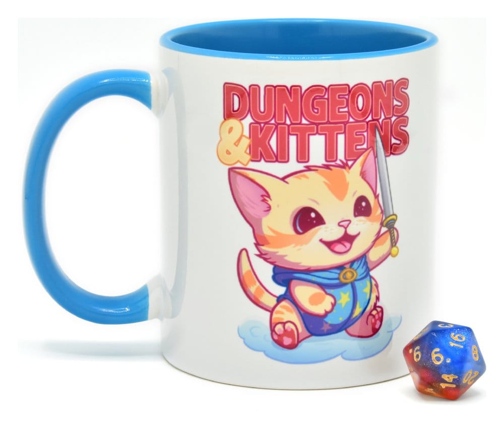 Glassstaff Gift Set hrnek & Dice D20 Dungeons & Kittens