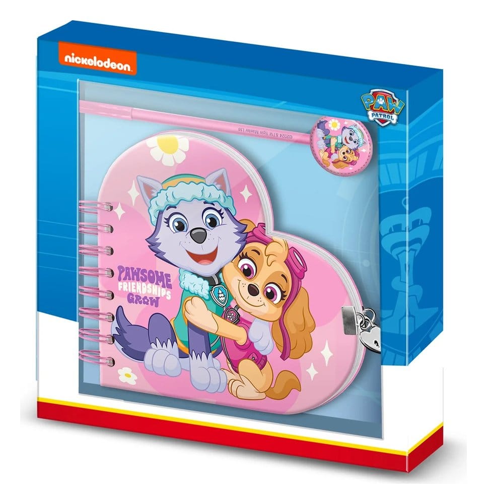 Karactermania PAW Patrol zápisník s tužkou Pawsome Friendships Grow