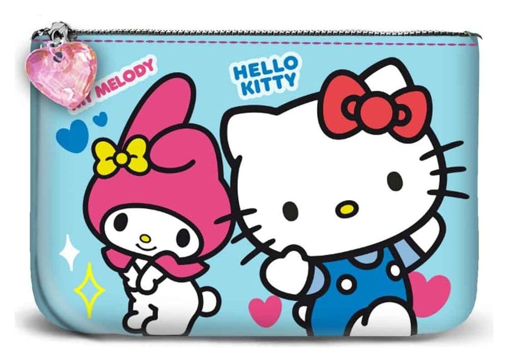 Karactermania Sanrio Small Square peněženka Hello Kitty Friendship Blue
