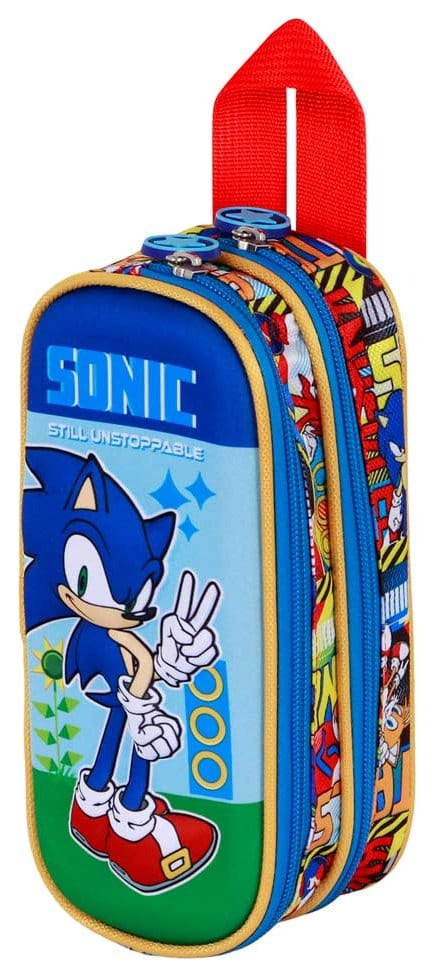 Karactermania Sonic - The Hedgehog 3D Double penál SEGA Unstoppable Blue
