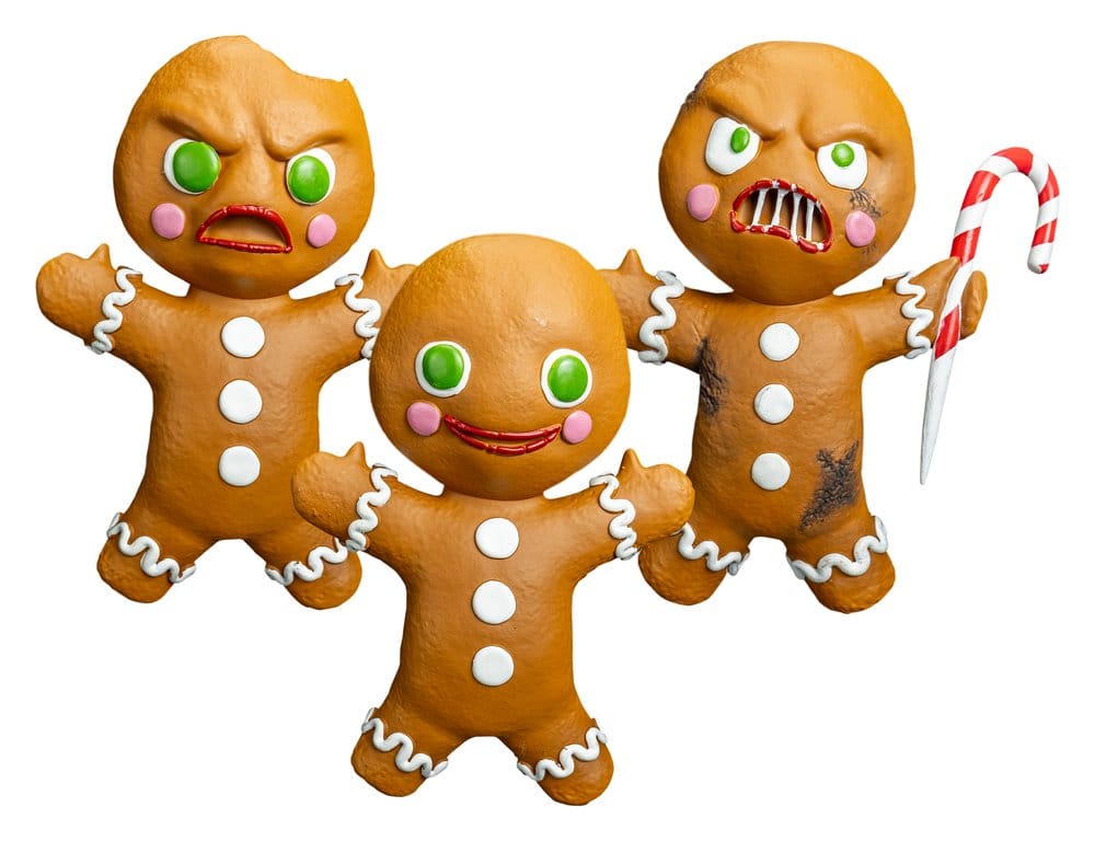 Trick Or Treat Studios Krampus Prop replikas 3-Pack Gingerbread Men