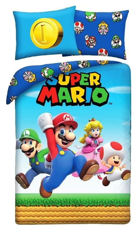 Halantex Super Mario povlečení Ver. 5 140 x 200 cm / 70 x 90 cm