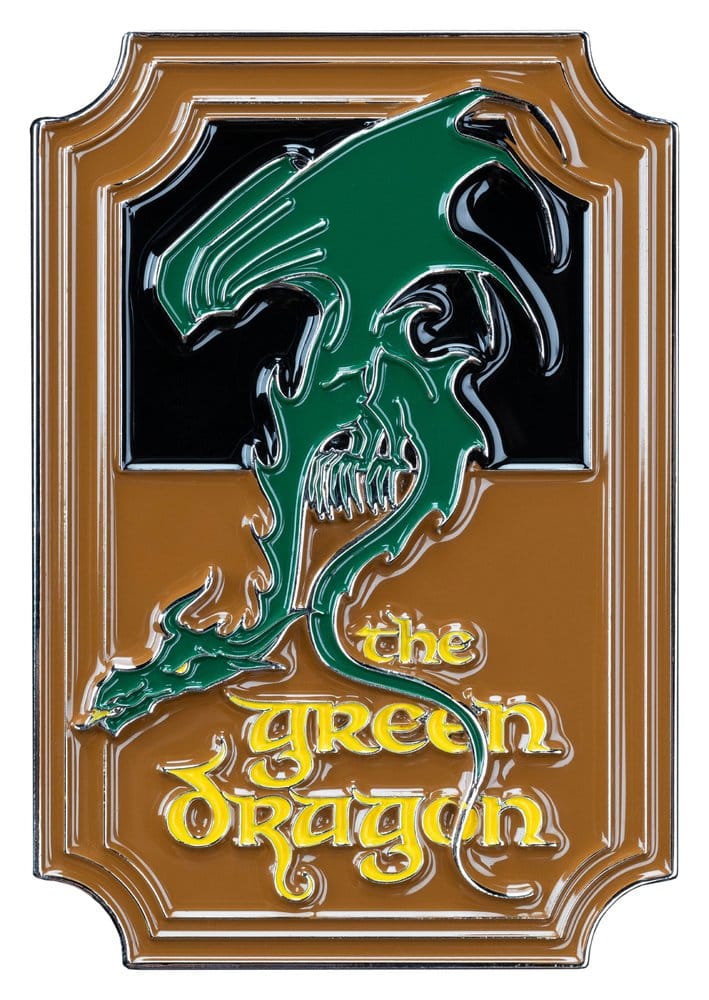 Weta Workshop Lord of the Rings Magnet The Green Dragon (Enamel) 7 cm