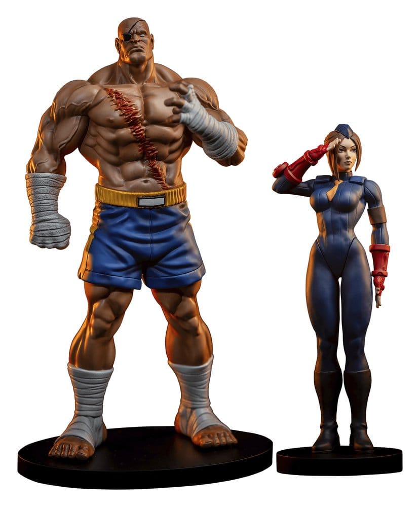Premium Collectibles Studio Street Fighter Street Jam soškan 1/10 Sagat & Juli 24 cm