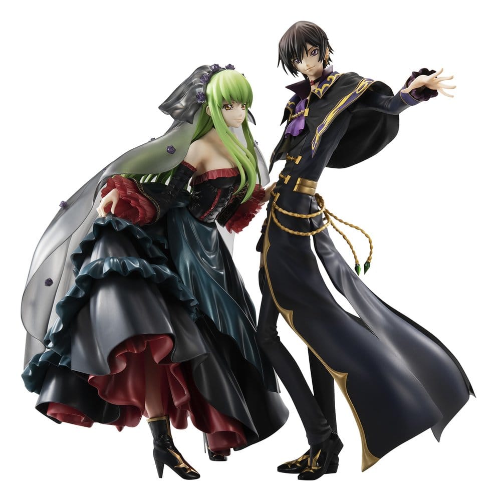 Megahouse Code Geass: Lelouch of the Rebellion Precious G.E.M. Series soška 2-Pack L.L. & C.C. 20th Anniversary 25 cm