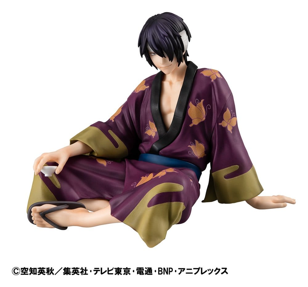 Megahouse Gintama G.E.M. Series PVC soška Takasugi San Palm Size 9 cm