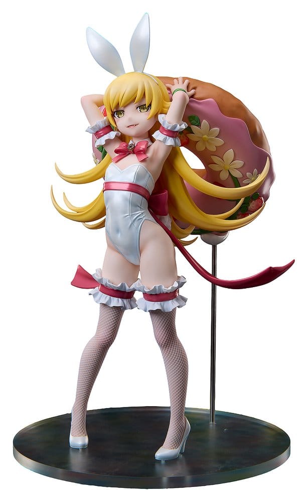 A-DIMENSION Monogatari Series PVC soška 1/4 Shinobu Oshino White Bunny Ver. 35 cm
