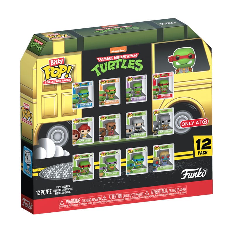 Funko Tenage Mutant Ninja Turtles Bitty POP! vinylová figurka 12-Pack 2,5 cm