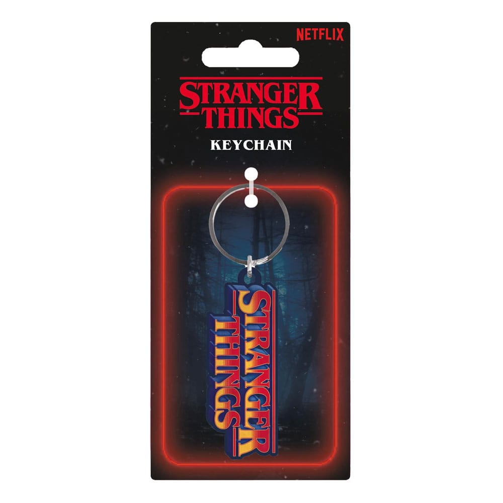 Pyramid International Stranger Things klíčenka Retro Logo 6 cm