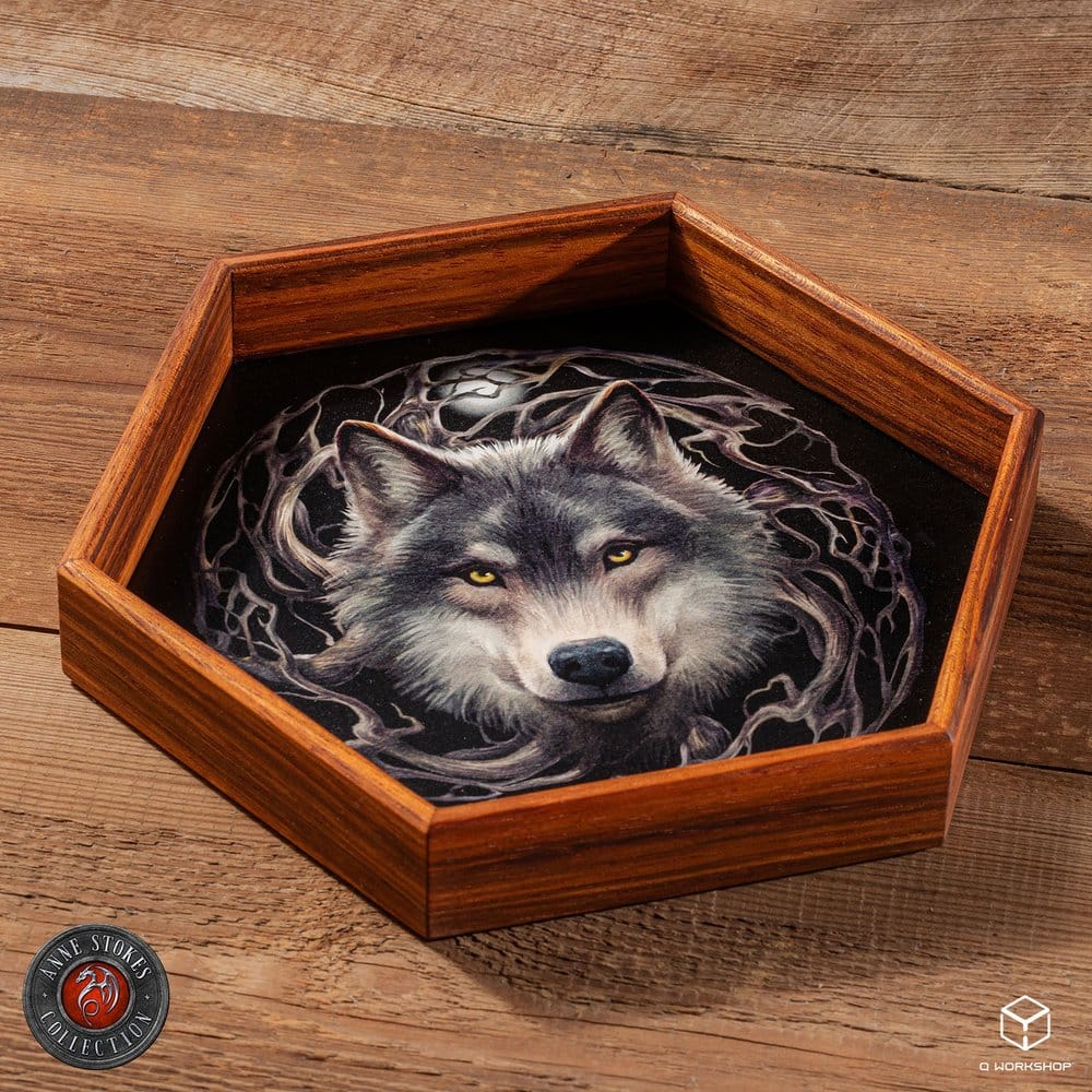 Q Workshop Anne Stokes Dice Tray Night Forest 20 cm
