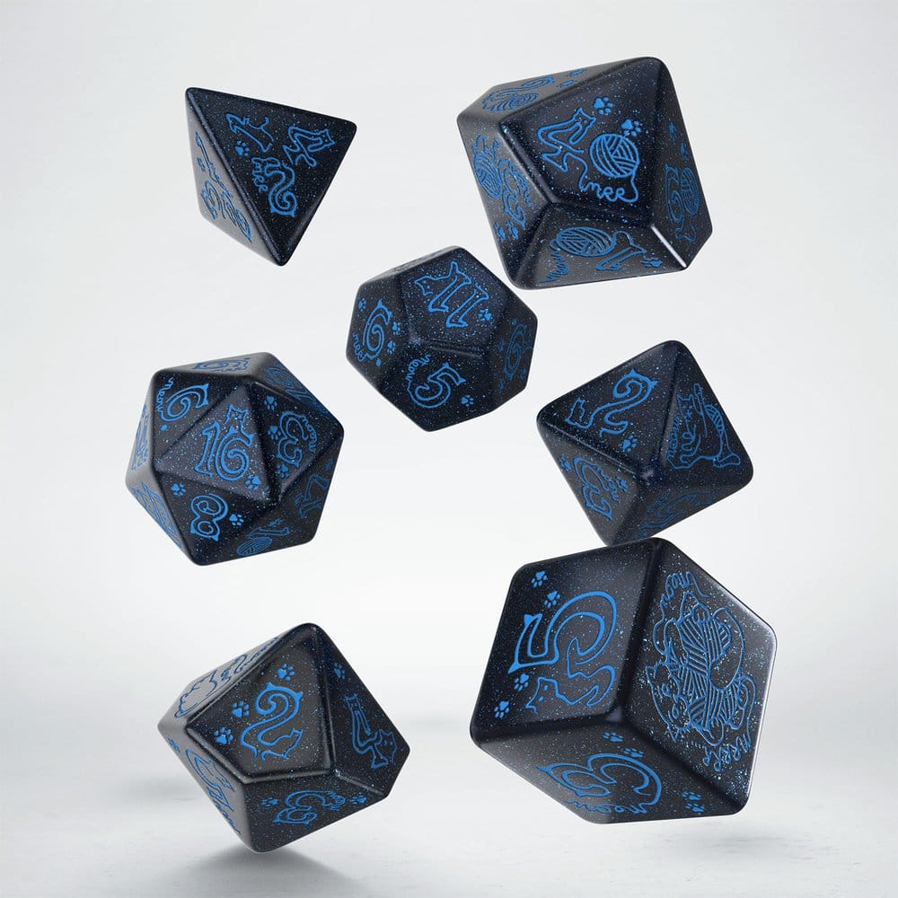 Q Workshop Jumbo Cats Jumbo Dice Set River