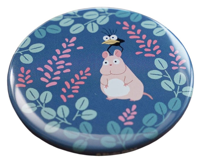Movic Spirited Away Pin Boh Mouse & Bird 5 cm