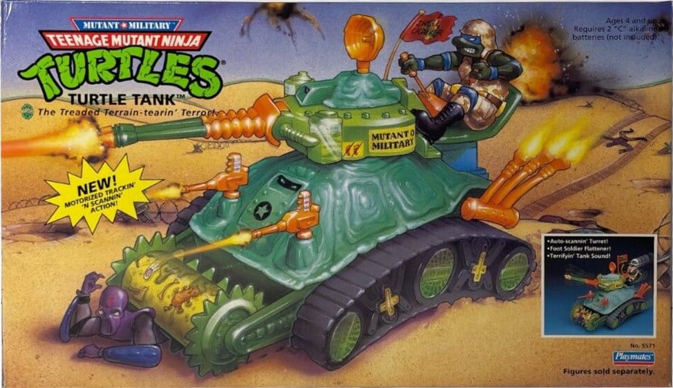 Playmates Teenage Mutant Ninja Turtles vozidlo Turtle Tank heo EU Exclusive 25 cm