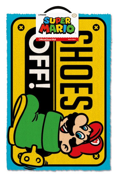 Pyramid International Super Mario rohožka Shoes Off 40 x 60 cm