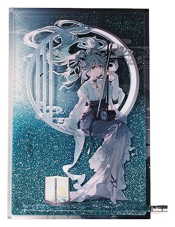 Good Smile Company Character Vocal Series 01: Hatsune Miku Glitter Acrylic Block Hatsune Miku Han Gong Qiu Yue Ver. 15 cm