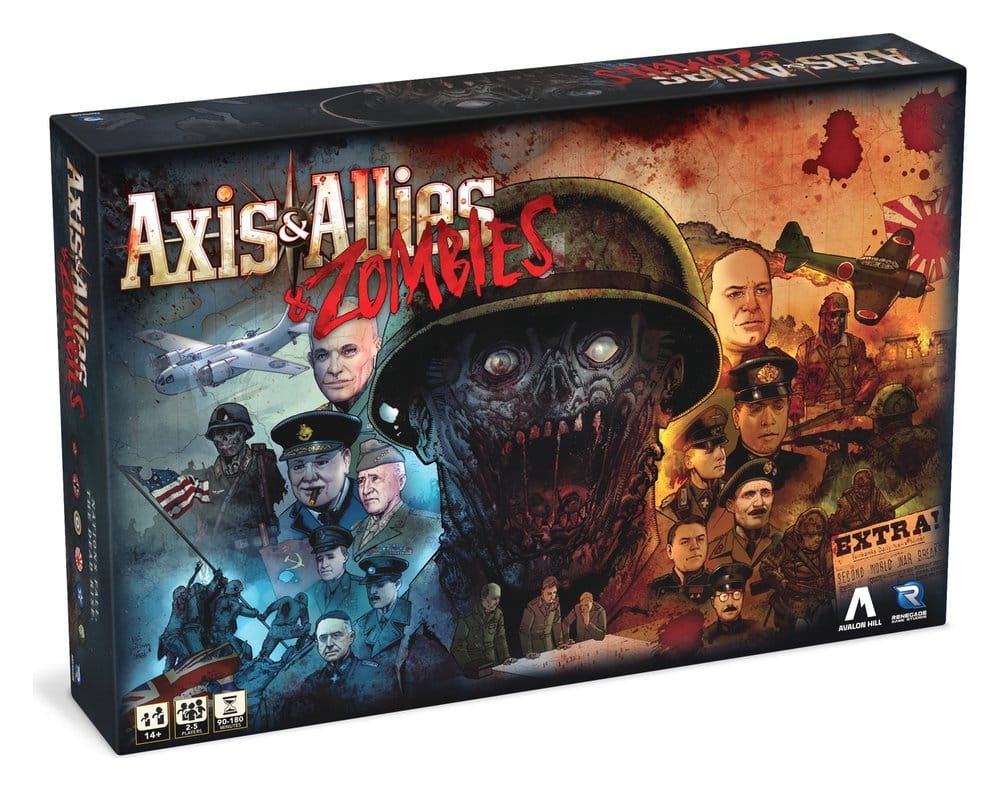 Renegade Avalon Hill board game Axis & Allies & Zombies *English Version*