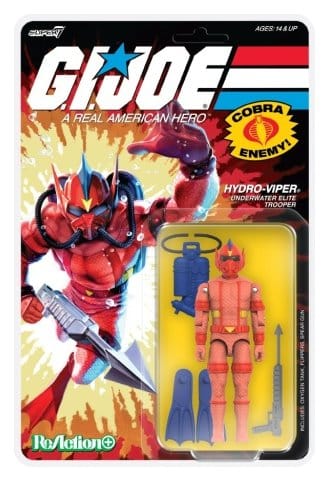 Super7 GI Joe ReAction+ akční figurka Wave 07 Hydro Viper (Comic) 10 cm
