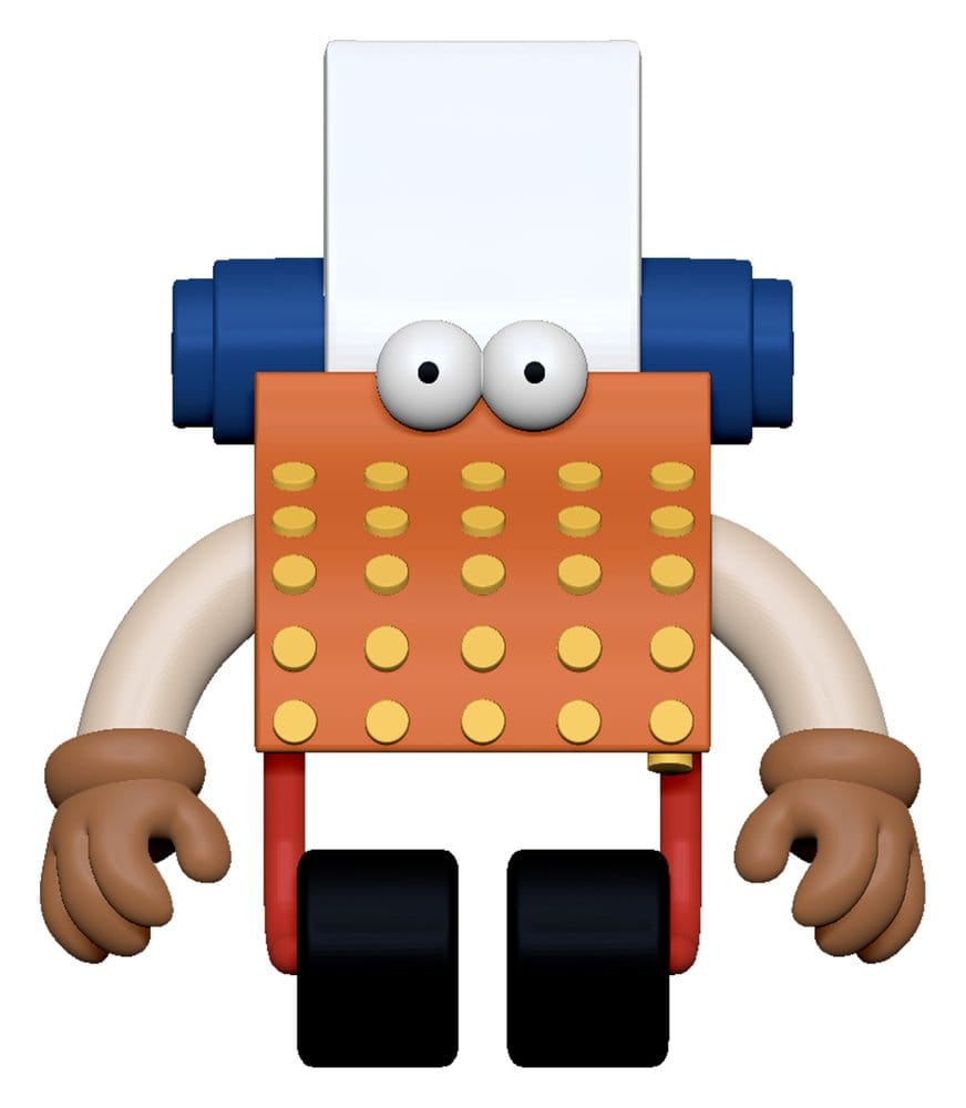 Super7 Sesame Street ReAction akční figurka Wave 06 Typewriter Guy 10 cm