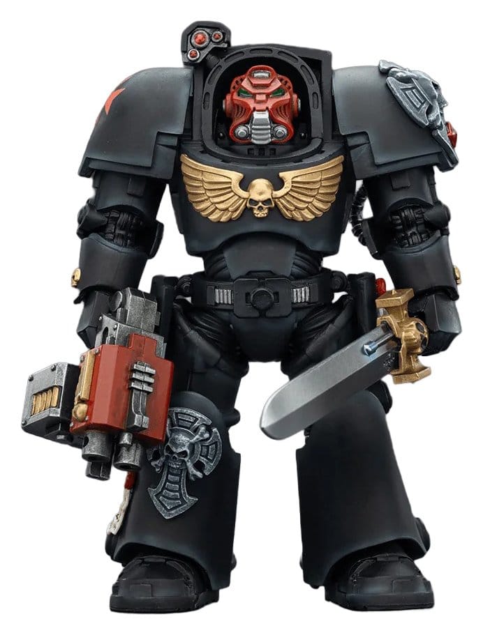 Joy Toy (CN) Warhammer 40,000 akční figurka Black Templars Terminator 1 with Power Sword and Storm Bolter 14 cm