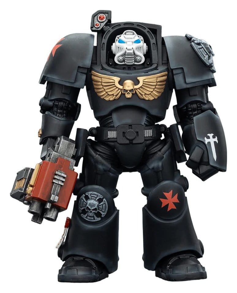 Joy Toy (CN) Warhammer 40,000 akční figurka Black Templars Terminator 2 with Power Fist and Storm Bolter 14 cm