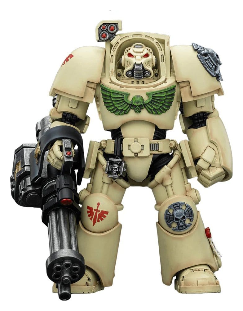 Joy Toy (CN) Warhammer 40,000 akční figurka Dark Angels Deathwing Terminator 3 with Power Fist and Assault Cannon 14 cm