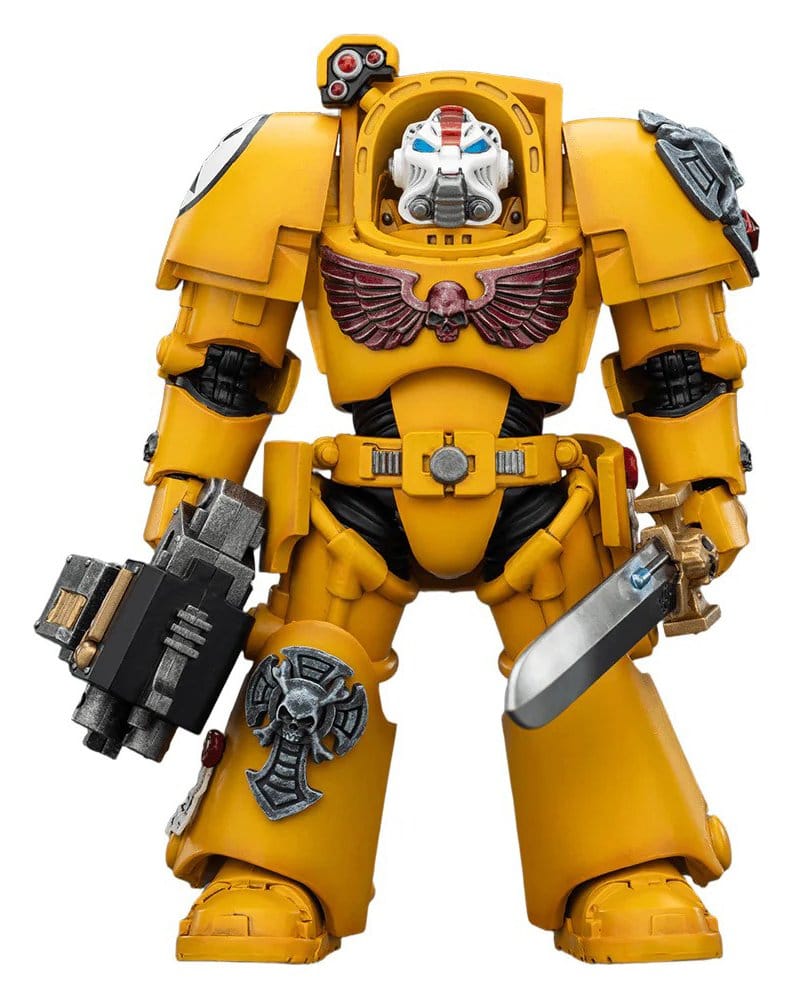 Joy Toy (CN) Warhammer 40,000 akční figurka Imperial Fists Terminator 1 with Power Sword and Storm Bolter 14 cm