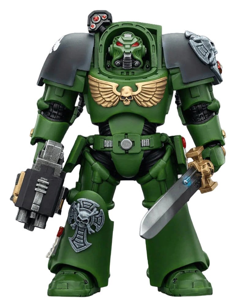 Joy Toy (CN) Warhammer 40,000 akční figurka Salamanders Terminator 1 with Power Sword and Storm Bolter 14 cm