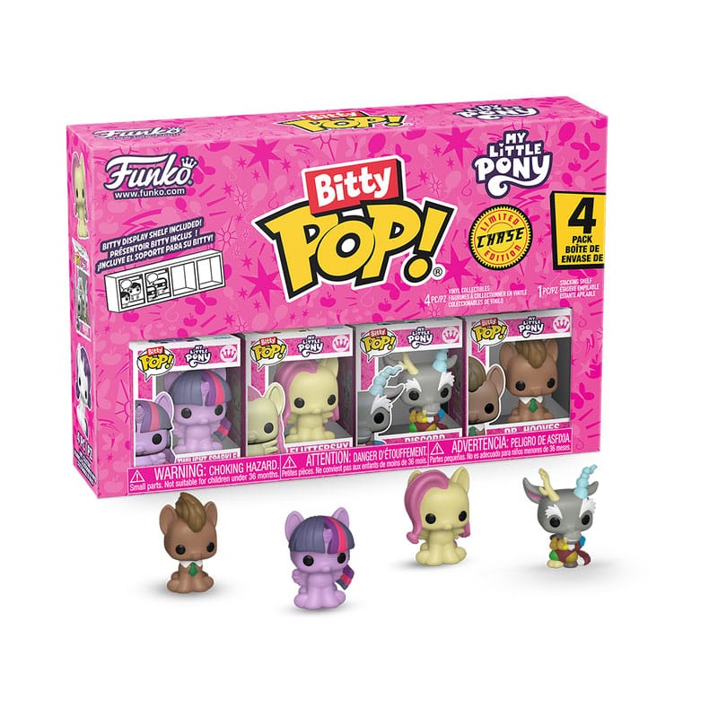 Funko My Little Pony Bitty POP! vinylové figurky 4-Pack TwilightSparkle w/CH 2,5 cm