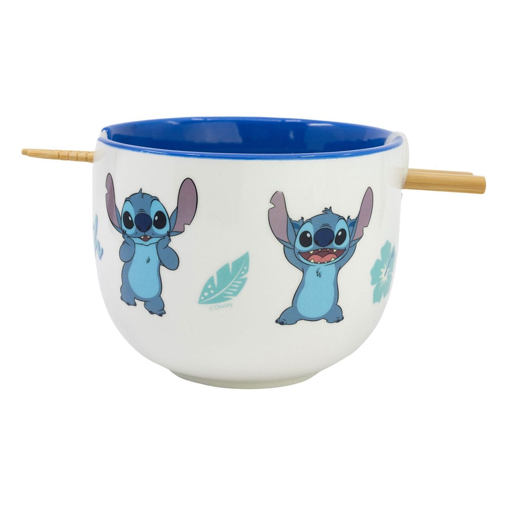 Stor Lilo & Stitch Ramen Bowl with Chopsticks Stitch