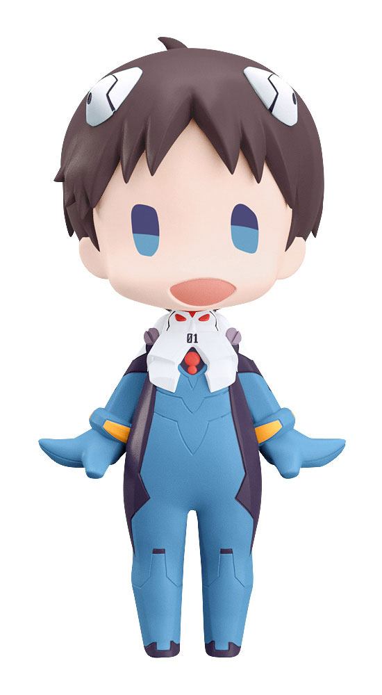 Good Smile Company Rebuild of Evangelion HELLO! GOOD SMILE Action Figure Shinji Ikari 10 cm