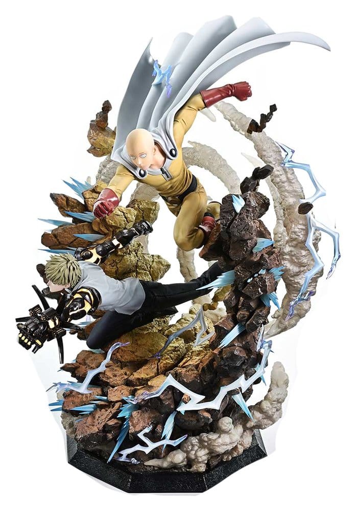 Prime 1 Studio One-Punch Man Ultimate Premium Masterline Series soška 1/4 Saitama & Genos DX Bonus Version 73 cm
