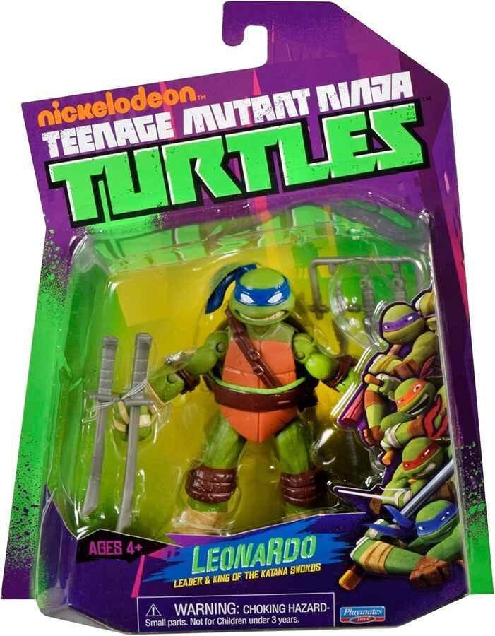 Playmates Teenage Mutant Ninja Turtles World of TMNT akční figurka Leonardo 11 cm