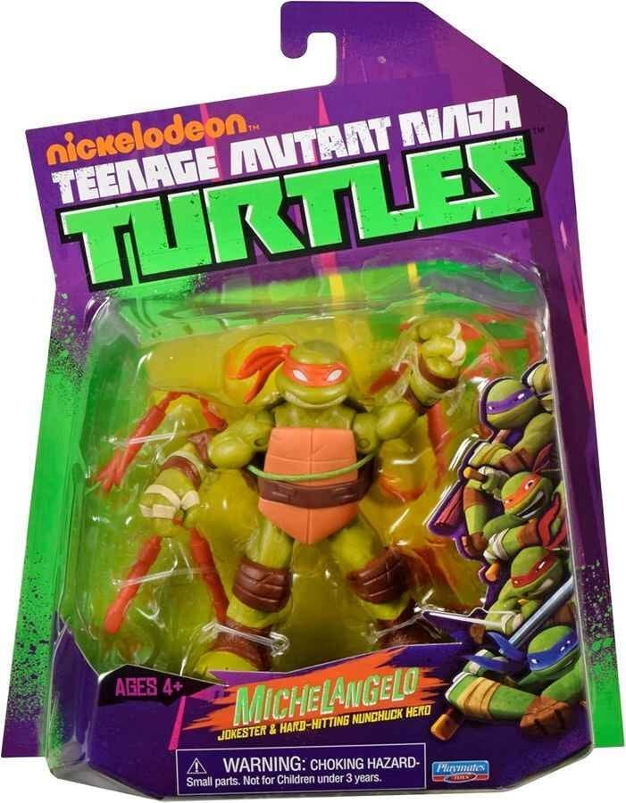 Playmates Teenage Mutant Ninja Turtles World of TMNT akční figurka Michelangelo 11 cm