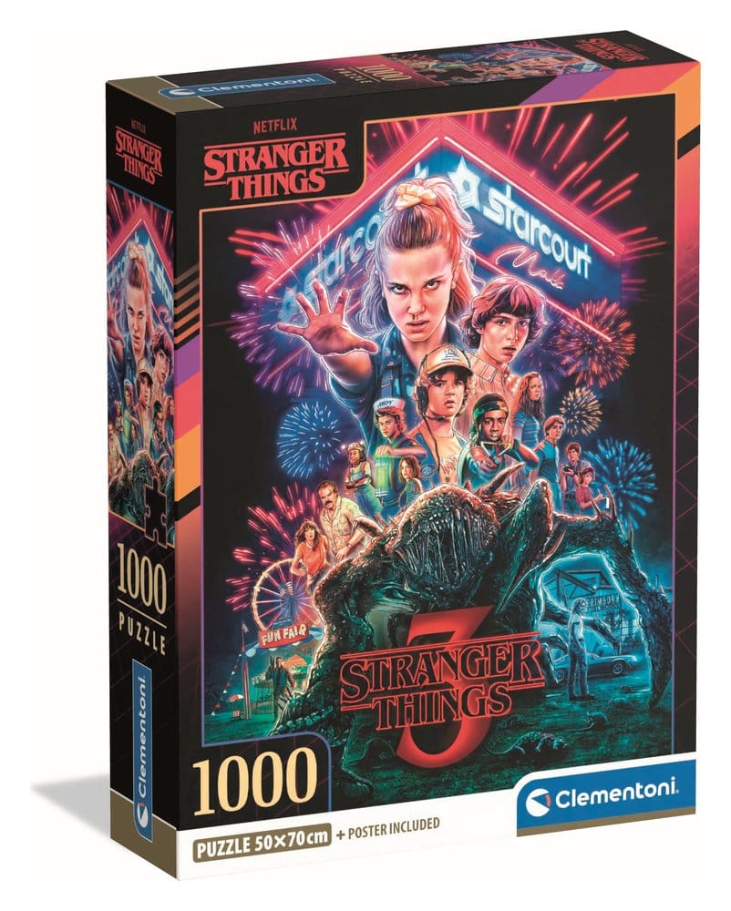 Clementoni Stranger Things Jigsaw Puzzle Stranger Things 3 (1000 dílků)