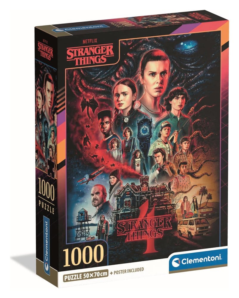 Clementoni Stranger Things Jigsaw Puzzle Stranger Things 4 House (1000 dílků)