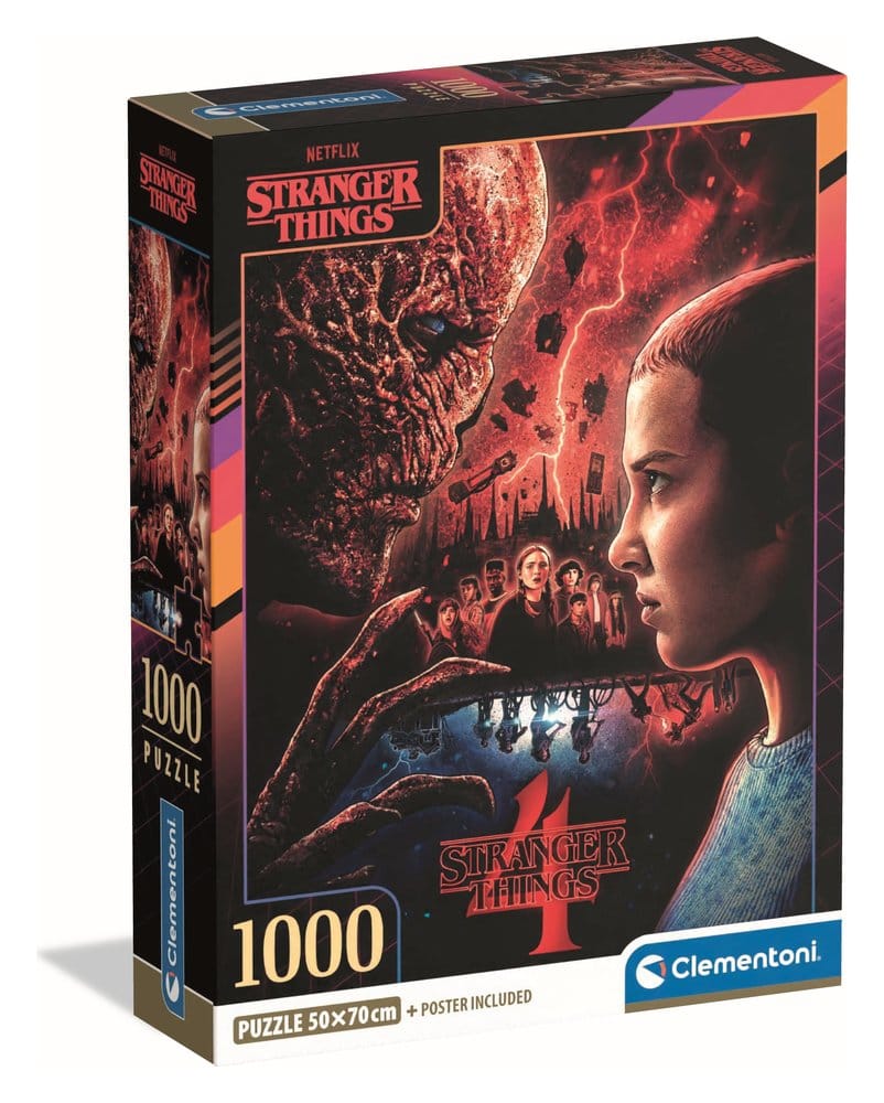 Clementoni Stranger Things Jigsaw Puzzle Stranger Things 4 Upside Down (1000 dílků)