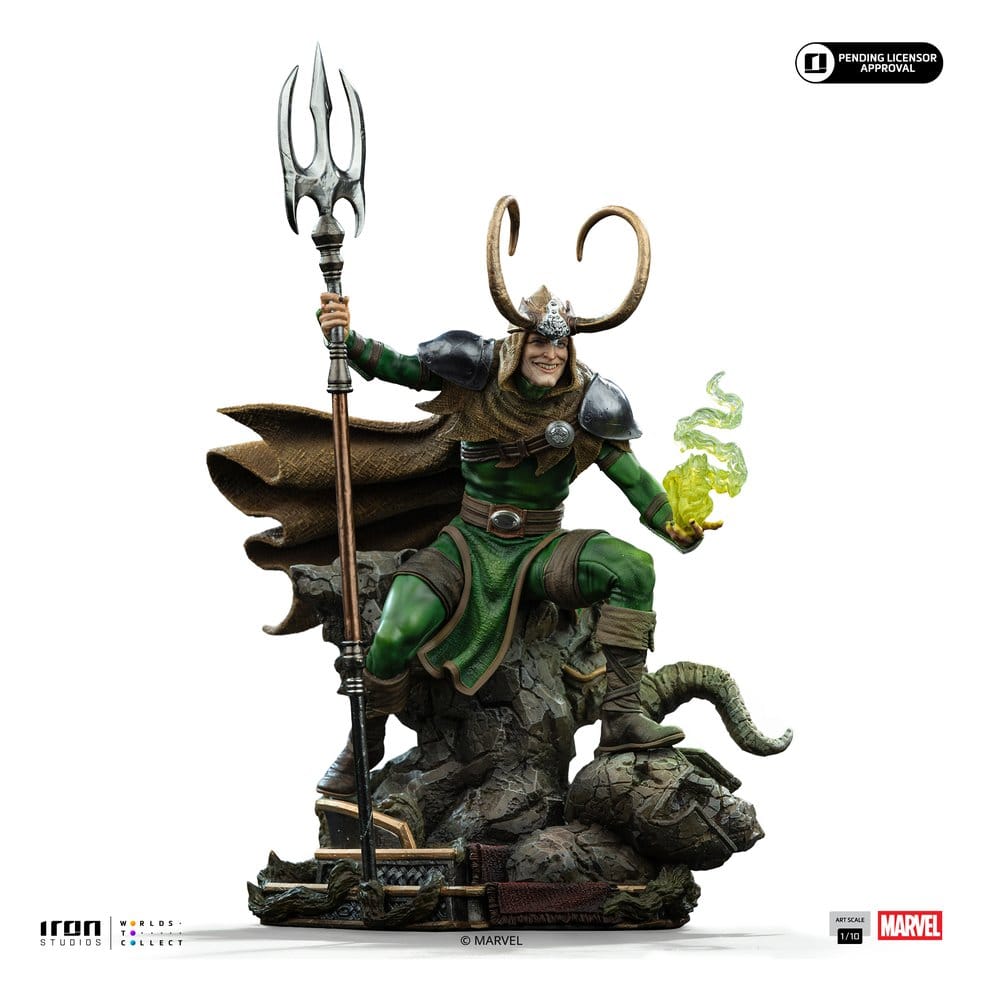 Iron Studios Marvel Comics Art Scale soška 1/10 Loki 28 cm