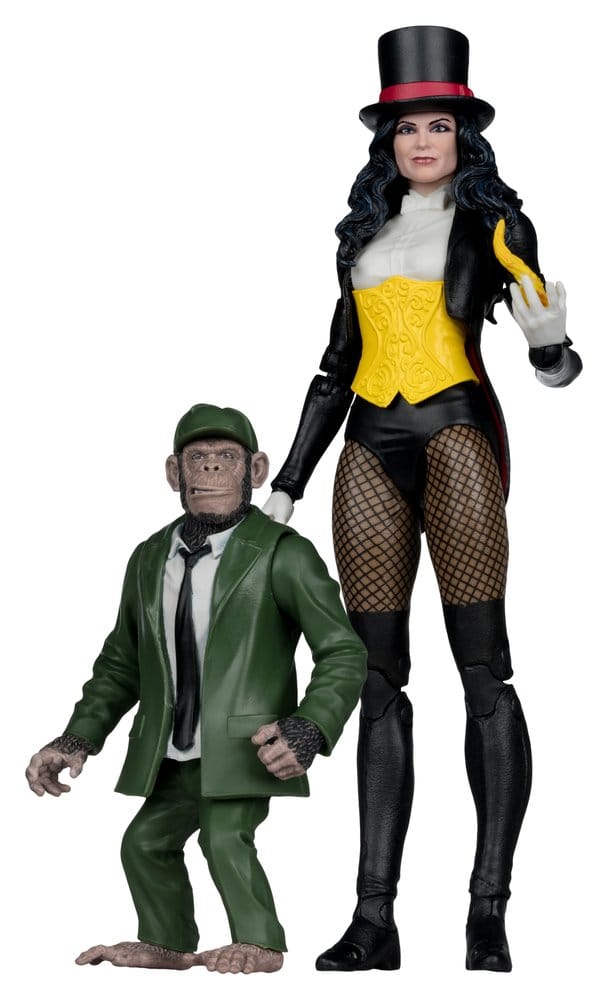 McFarlane Toys DC Multiverse McFarlane akční figurka Zatanna with Detective Chimp Collector Edition #53 18 cm