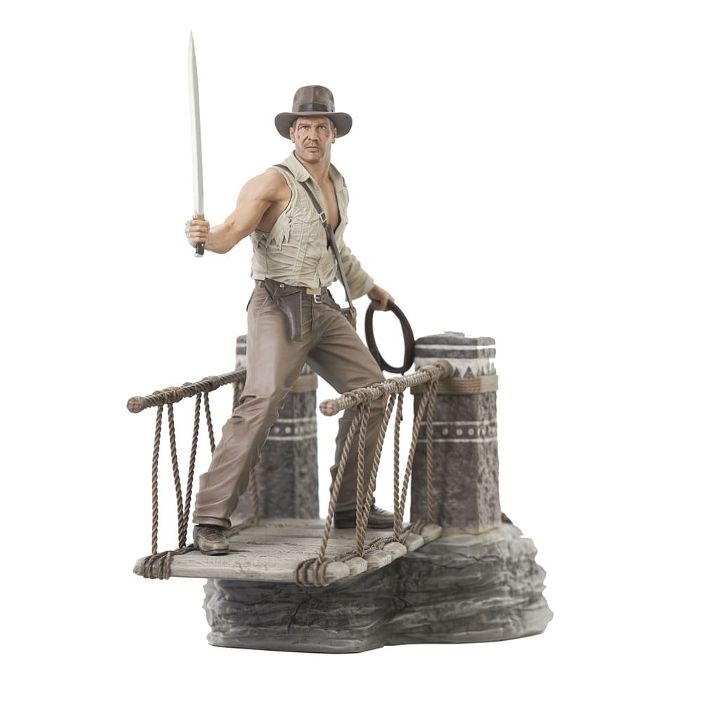 Diamond Select Indiana Jones and the Temple of Doom Deluxe Gallery PVC soška Rope Bridge 28 cm