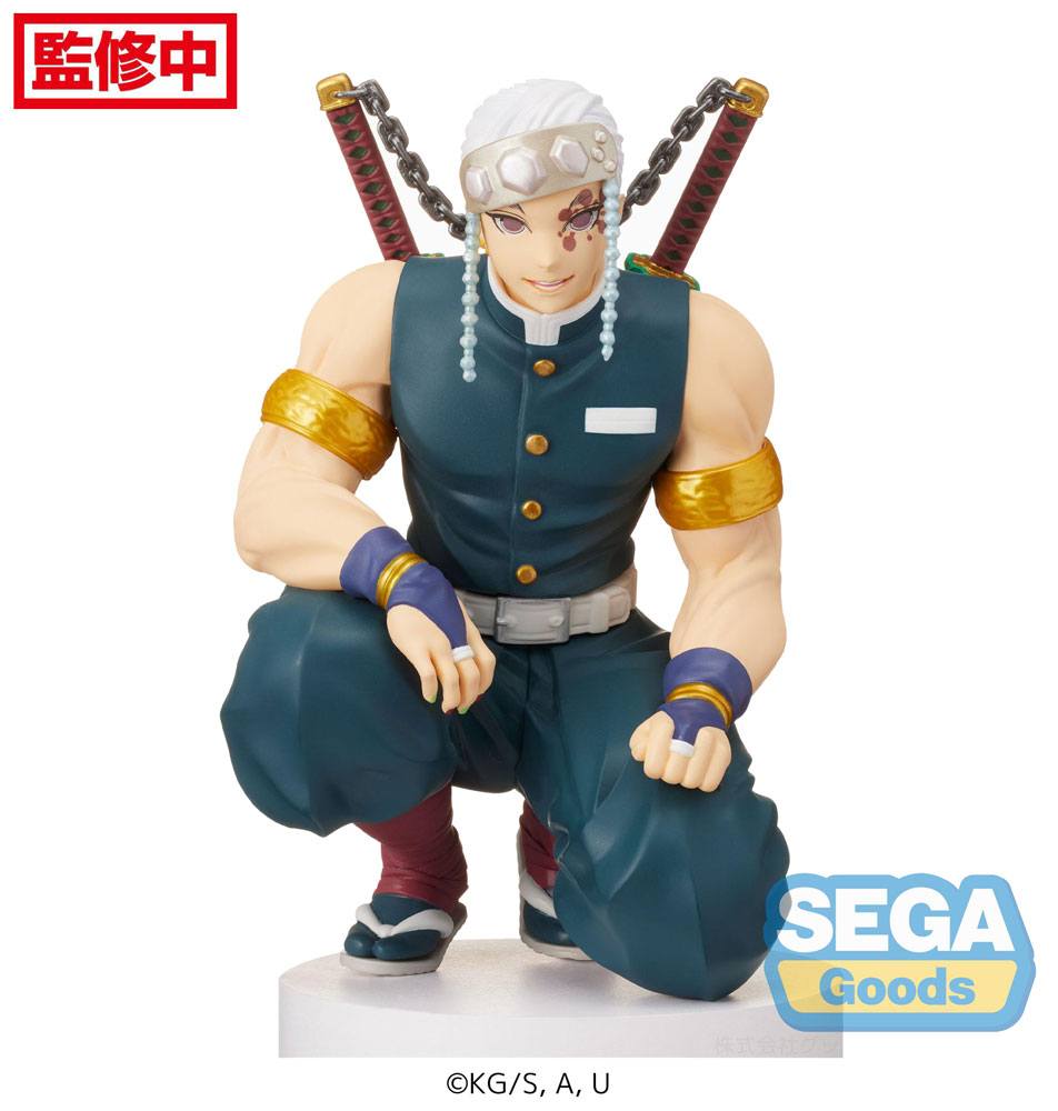 Sega Demon Slayer: Kimetsu no Yaiba PM Perching PVC soška Tengen Uzui (Hashira Meeting) 13 cm