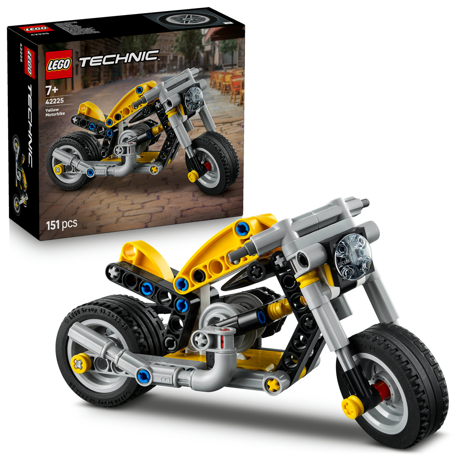 Lego Technic LEGO® Žlutá motorka (42225)