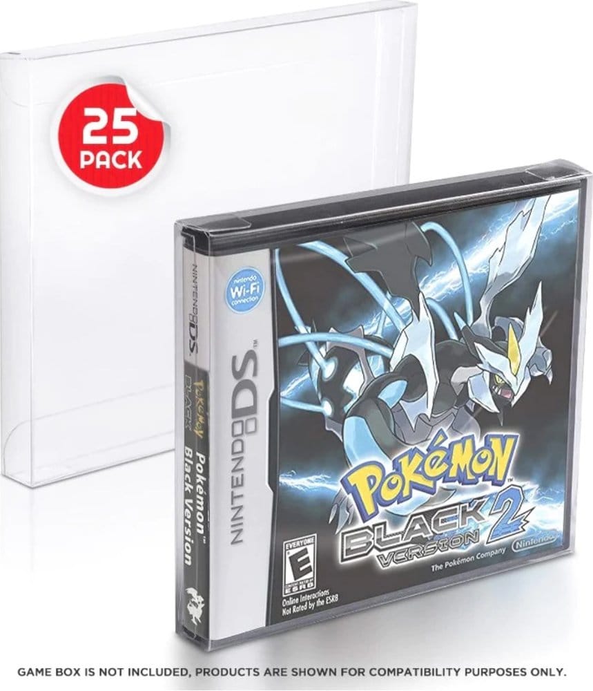 Evoretro PET Protectors 25-Pack for Nintendo DS Games