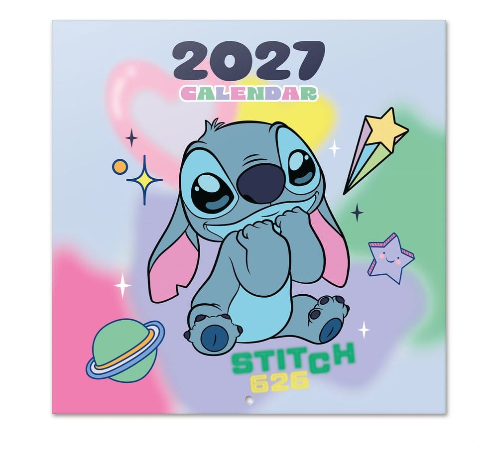 Grupo Erik Disney Stitch 2027 Wall Kalendář 30 x 30 cm