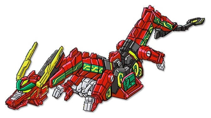 Playmates Mighty Morphin Power Rangers Thunderzord Akční figurka Red Dragon