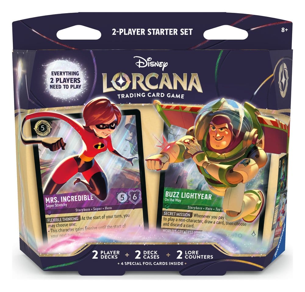 Ravensburger Disney Lorcana TCG 2-Player Starter Set *English Edition*